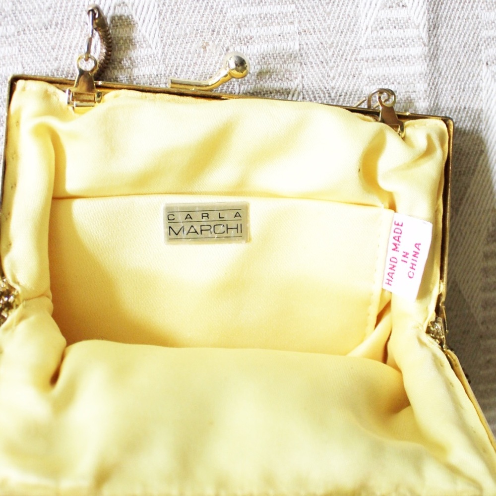 Vintage Carla Marchi Glass Beaded Purse - Picture 3 of 4